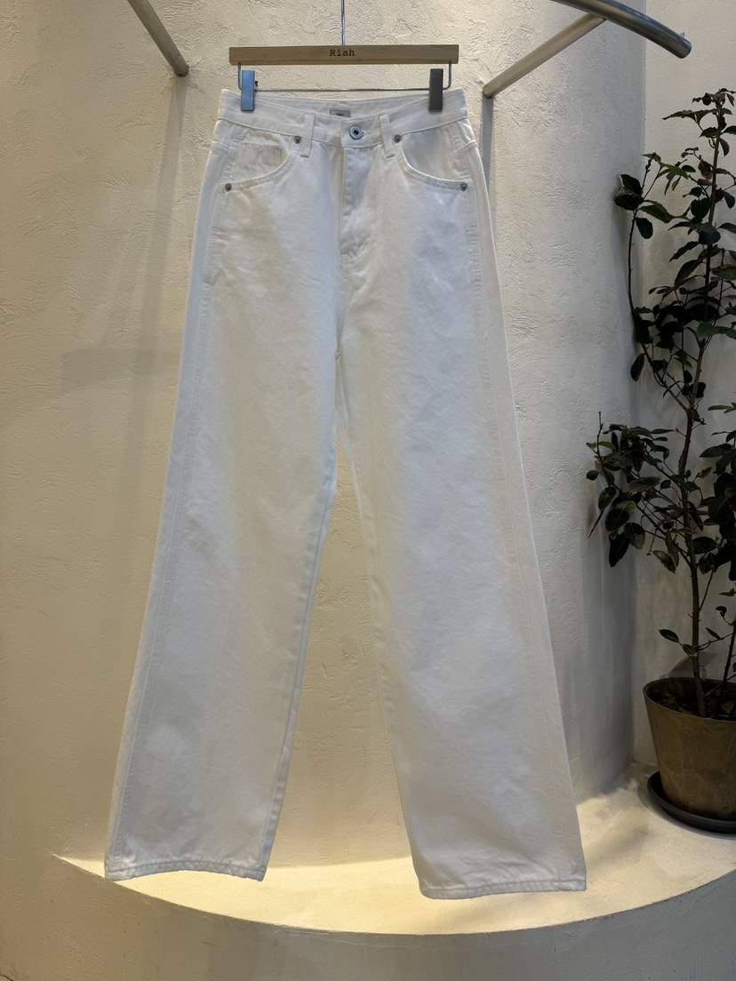 RIAH東大門代購女士新品25春夏熱賣人氣職業牛仔褲寬松牛仔RIAH牛仔褲