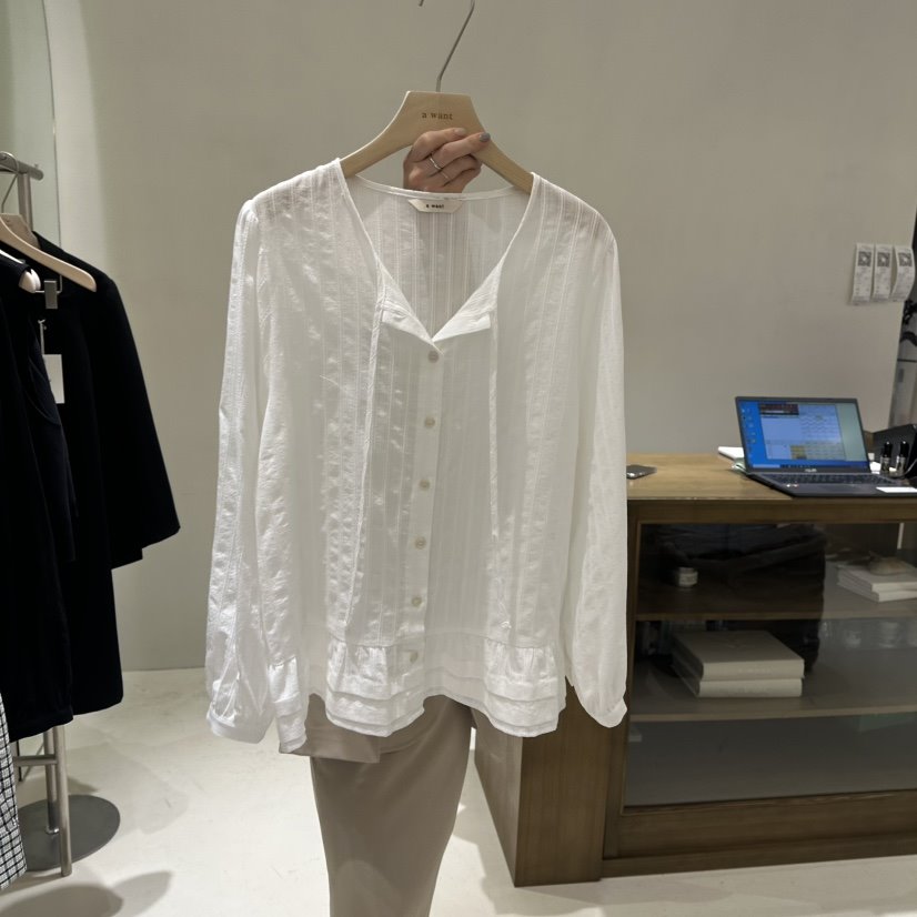 A WANT東大門直郵女士新品時尚真品人氣推薦休閑襯衫蕾絲衫A WANT襯衫/蕾絲衫