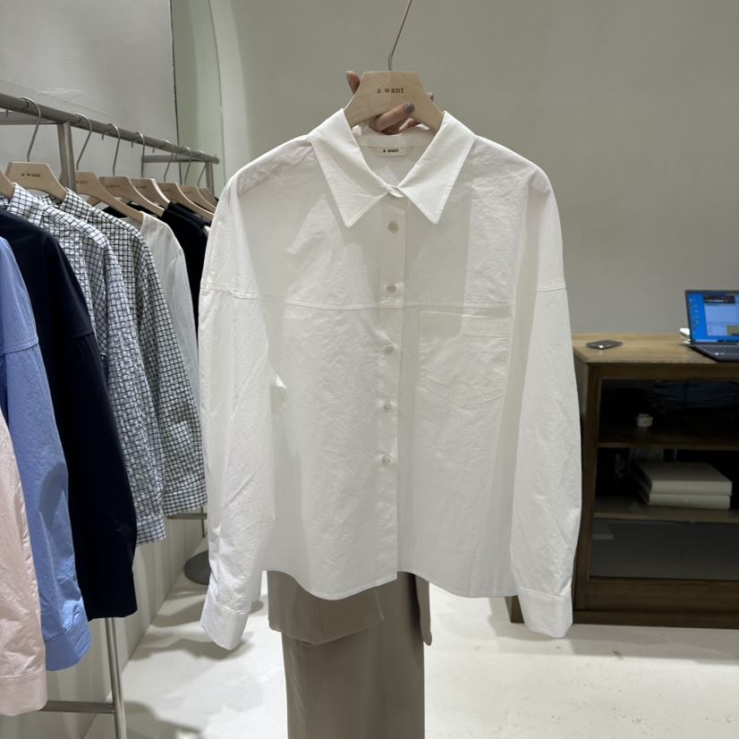 A WANT韓國直郵女士新品25春夏時尚休閑人氣熱賣襯衫蕾絲衫A WANT襯衫/蕾絲衫