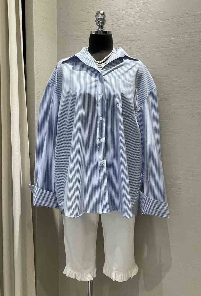 HI HIGH直郵韓國代購女裝新品熱賣人氣職業25春夏襯衫蕾絲衫SEESTAR/hi high襯衫/蕾絲衫