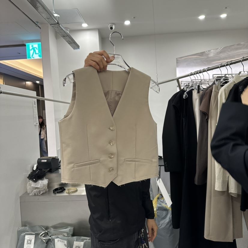 PAVEL韓國直郵女裝新品熱賣職業休閑推薦時尚真品人氣25春夏馬甲PAVEL馬甲