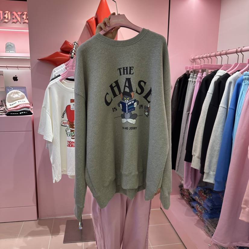 LOVE PINK韓國直郵東大門代購女裝新款熱賣時尚25春夏衛衣LOVE PINK衛衣