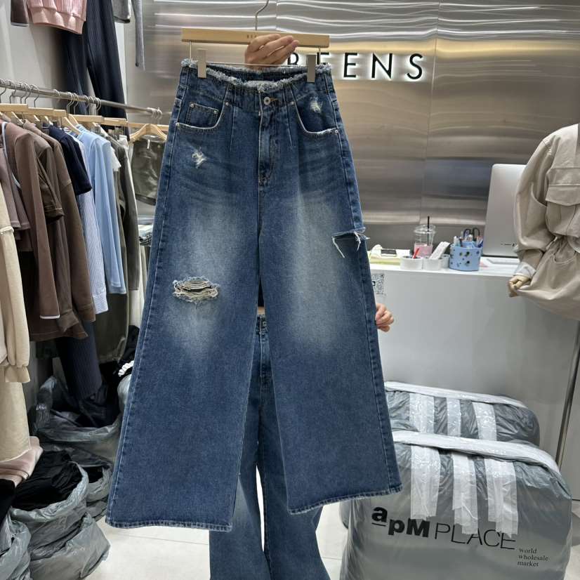 BEENS韓國直郵女裝新款時尚人氣熱賣推薦職業真品休閑牛仔褲BEENS牛仔褲
