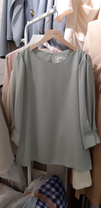 DAILY PROJECT-데일리프로젝트-T韓國直郵東大門實拍女裝新款真品襯衫蕾絲衫DAILY PROJECT襯衫/蕾絲衫