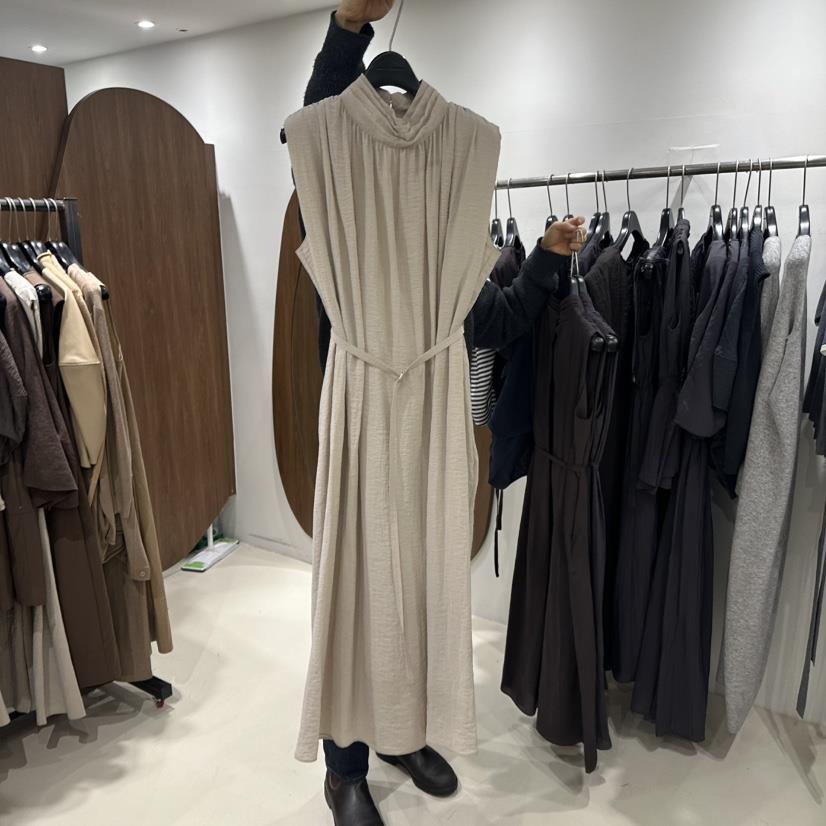 ANDYOUEDITION直郵韓國代購㊣女裝新款職業人氣連衣裙含腰帶ANDYOUEDITION連衣裙