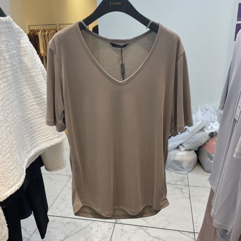 J COCO韓國㊣直郵東大門代購女裝新品熱賣休閑職業人氣T恤J COCOT恤