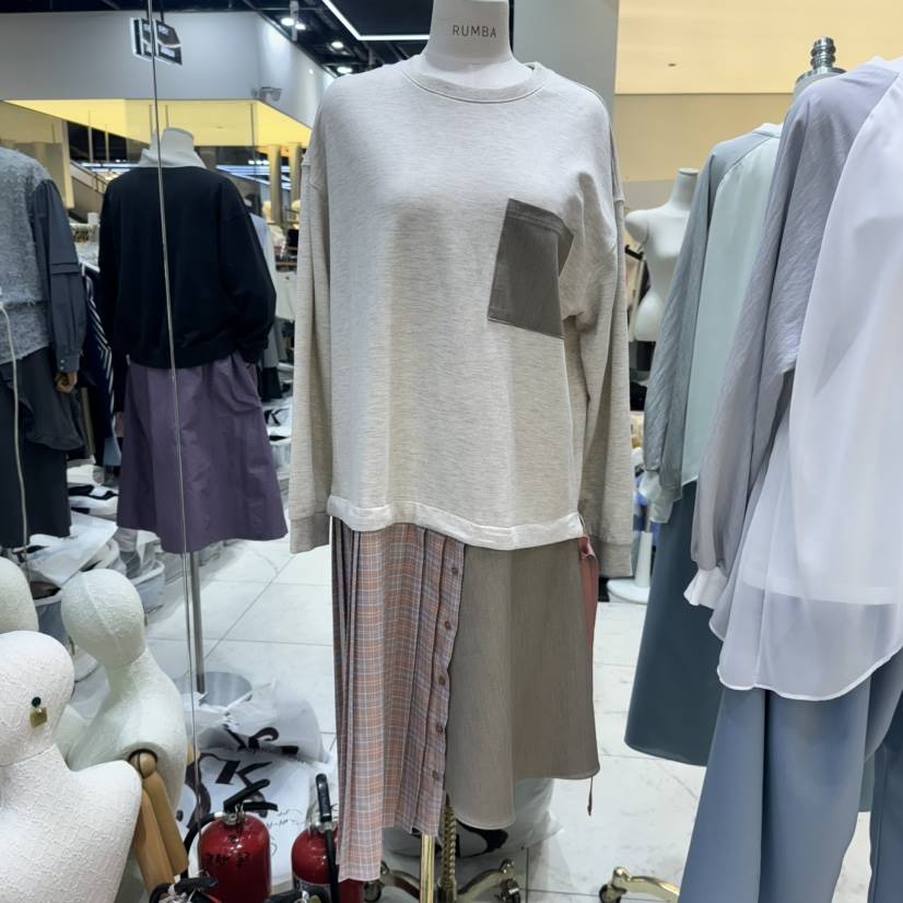 RUMBA直郵韓國代購㊣女裝新款職業休閑推薦熱賣25春夏連衣裙RUMBA連衣裙