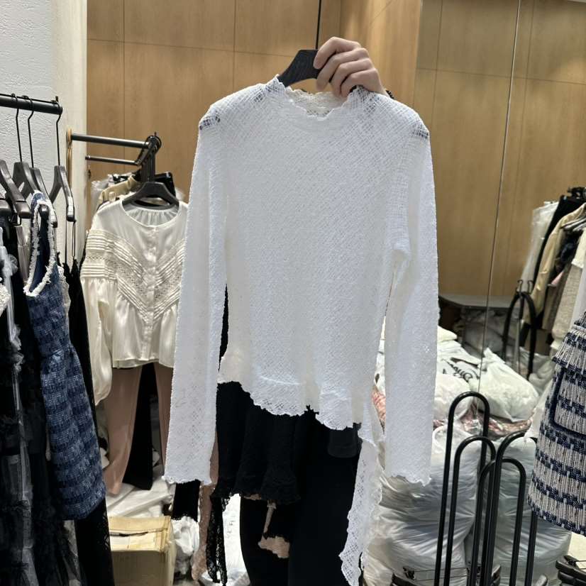TRIPLE SEVEN韓國㊣直郵東大門代購女裝新款人氣襯衫蕾絲衫TRIPLE SEVEN襯衫/蕾絲衫