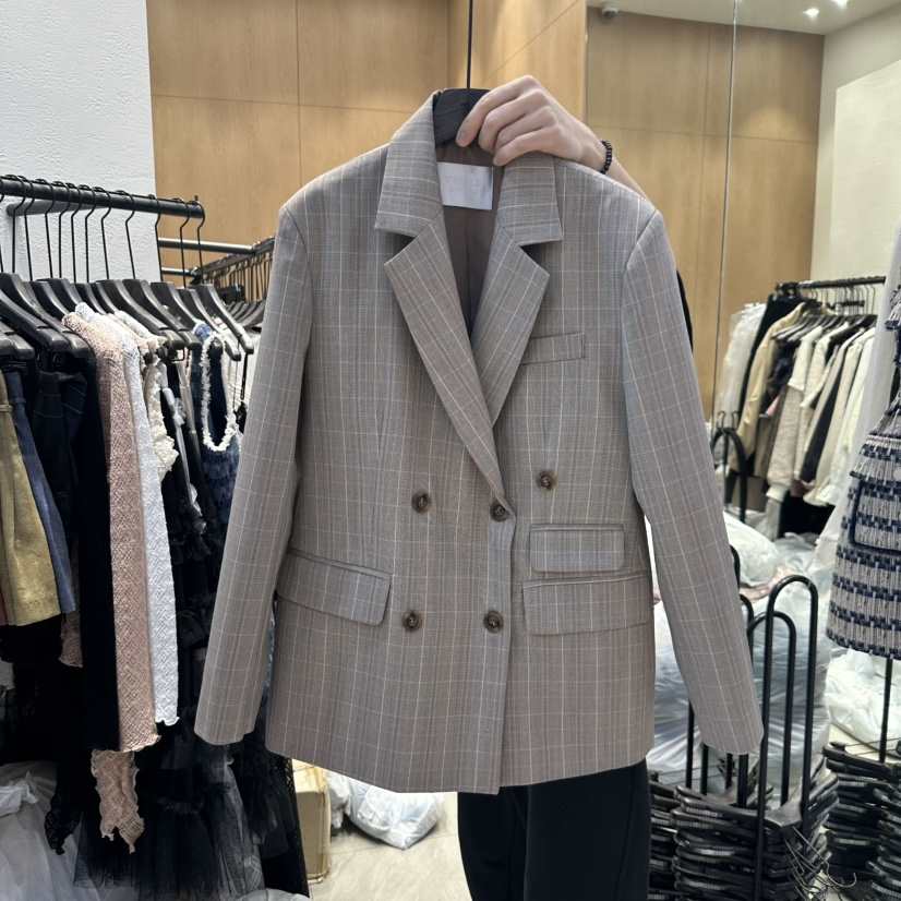 TRIPLE SEVEN直郵韓國代購㊣女裝新品25春夏休閑職業推薦夾克TRIPLE SEVEN夾克