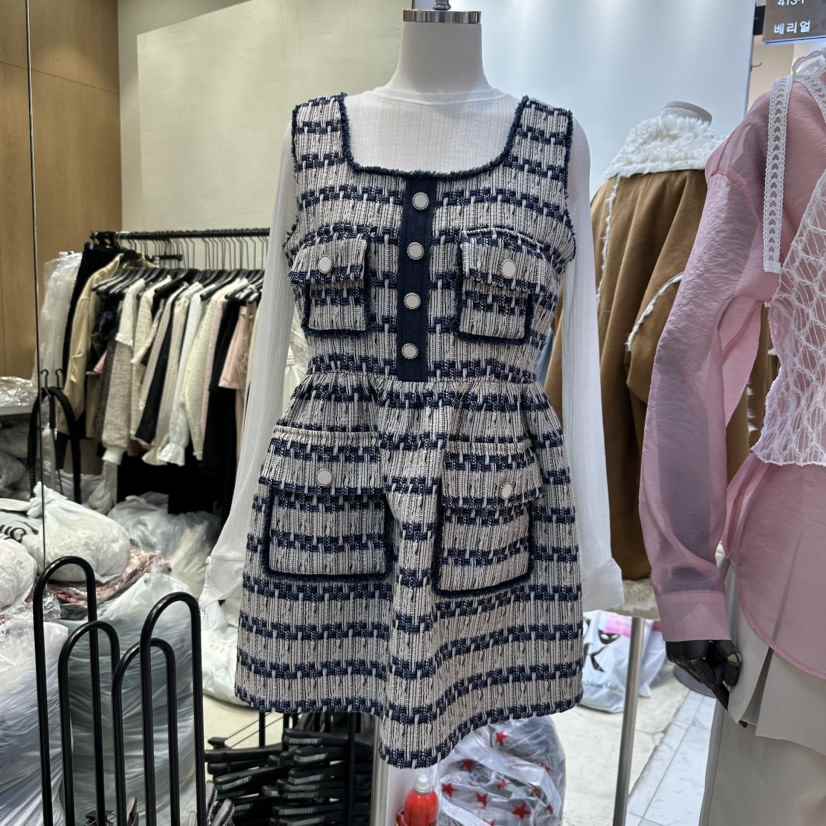 TRIPLE SEVEN直郵韓國代購㊣女裝新品職業推薦休閑25春夏連衣裙TRIPLE SEVEN連衣裙
