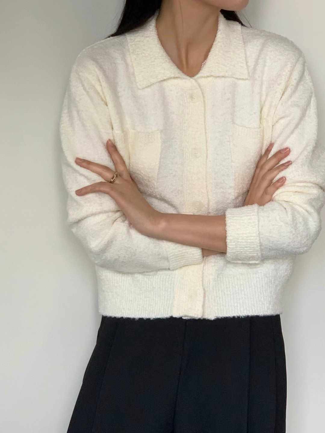 WEEKPLAN韓國代購女士新款推薦時尚25春夏熱賣職業休閑針織衫WEEKPLAN針織衫