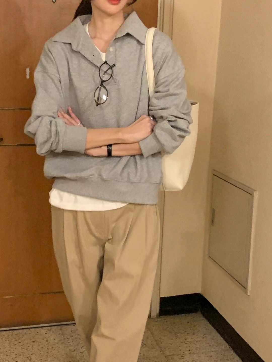 BASIC FEMME-베이직팜므-OT東大門代購女裝新品真品衛衣BASIC FEMME衛衣