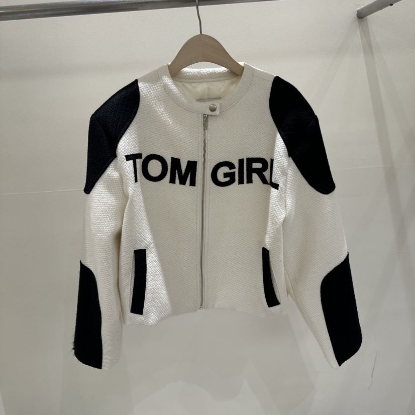 TOMGIRL韓國直郵㊣女裝新品人氣推薦時尚職業25春夏休閑夾克TOMGIRL夾克