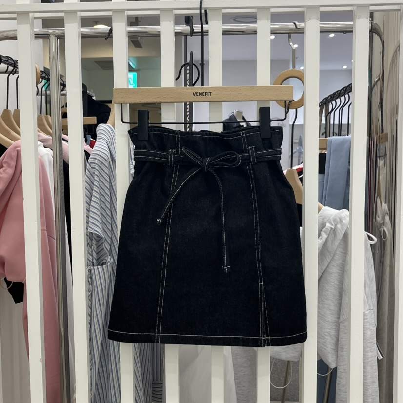 VENEFIT韓國㊣直郵東大門代購女裝新品職業推薦熱賣人氣短裙VENEFIT/JENNIE短裙