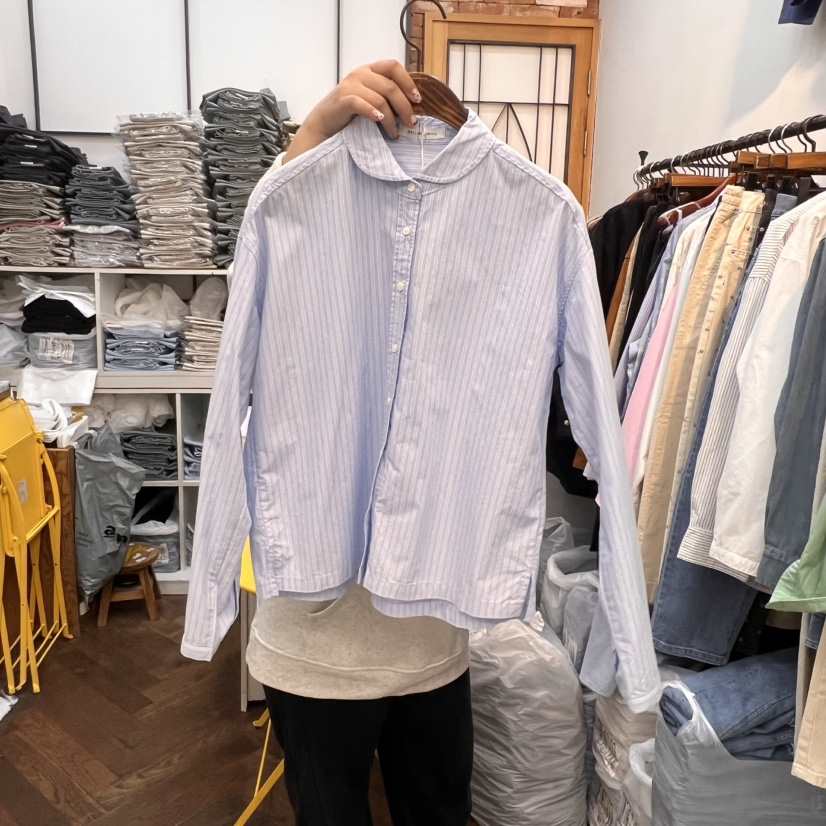 DELI JENNY東大門實拍女士新款推薦時尚真品人氣襯衫蕾絲衫THERE襯衫/蕾絲衫