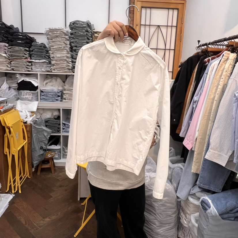 DELI JENNY韓國代購女士新品推薦25春夏真品熱賣襯衫蕾絲衫THERE襯衫/蕾絲衫