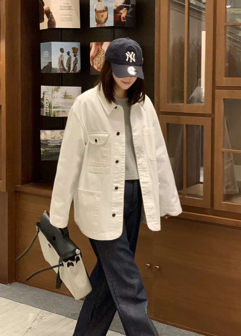 COURGETTE直郵韓國代購㊣女裝新款熱賣休閑25春夏推薦時尚夾克COURGETTE夾克