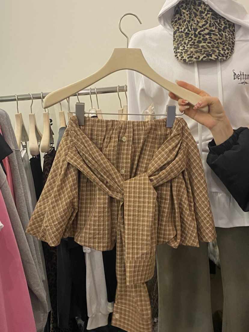 NUT韓國㊣直郵東大門代購女裝新款職業熱賣時尚25春夏休閑短裙NUT短裙