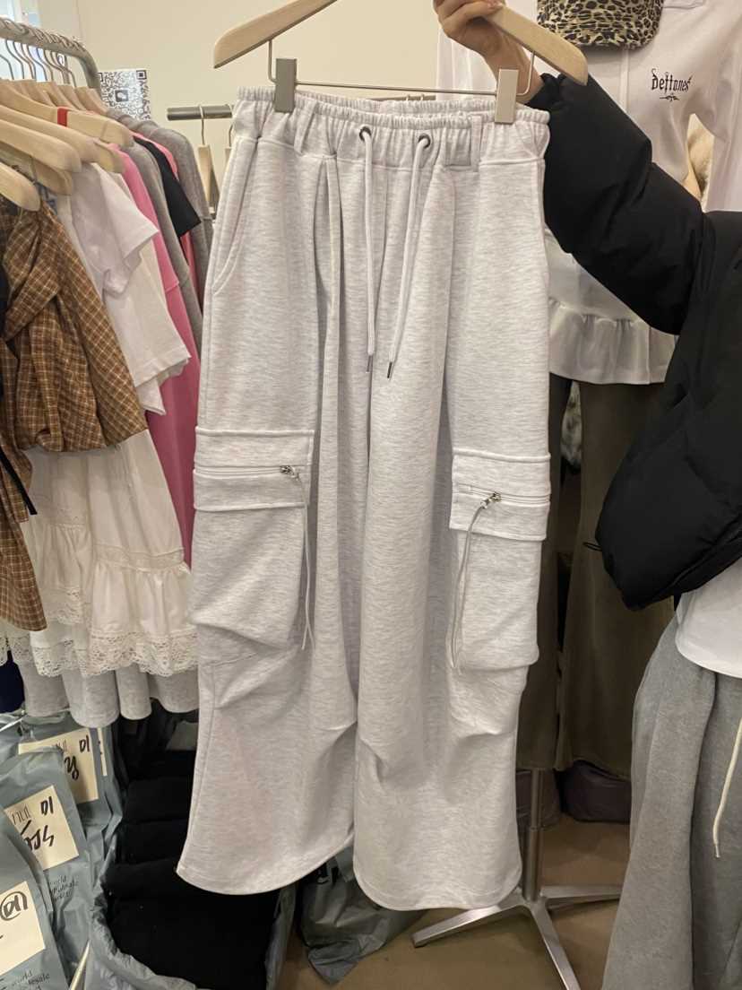 NUT韓國㊣直郵東大門代購女裝新品時尚推薦職業人氣休閑褲口袋NUT休閑褲