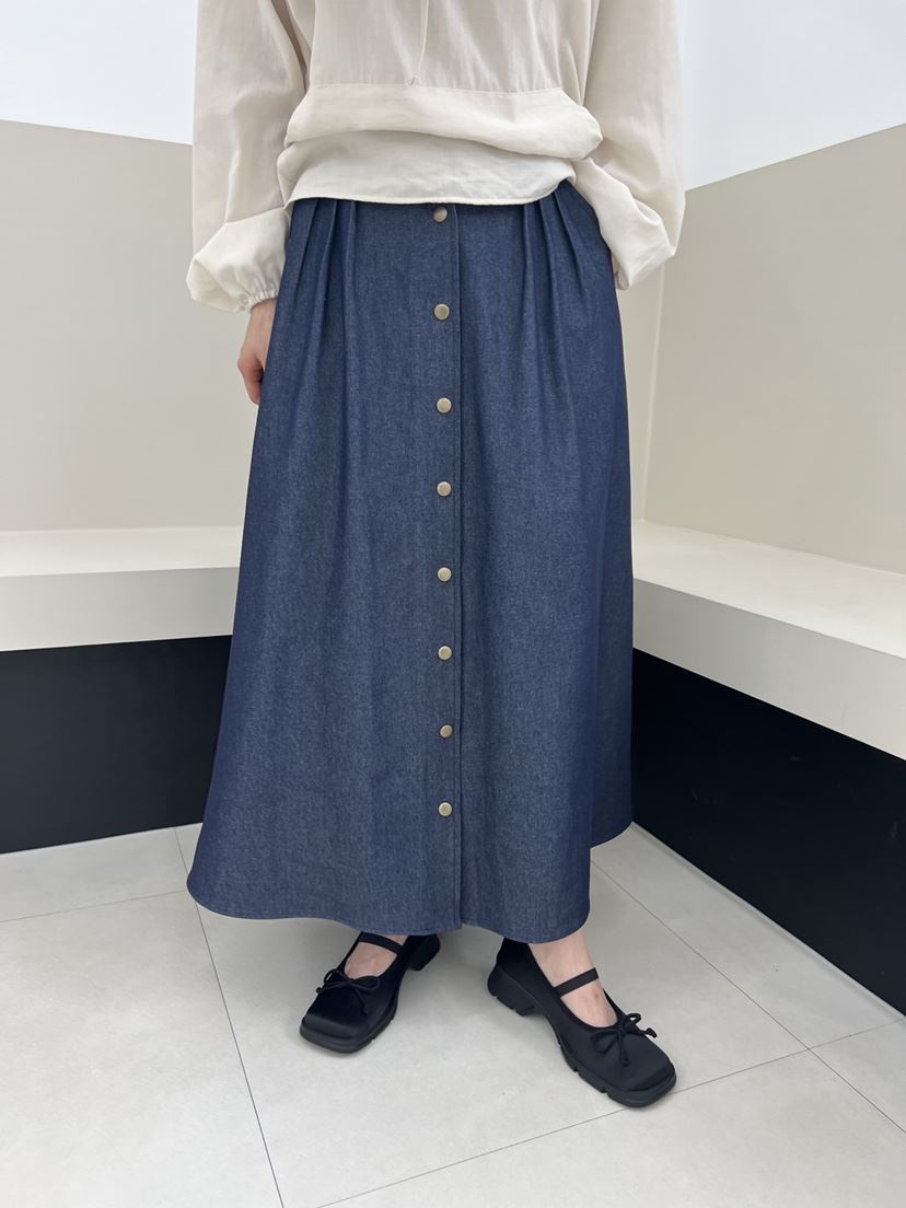 HOME GROUND韓國直郵㊣東大門實拍女裝新款休閑人氣長裙復古HOME GROUND長裙