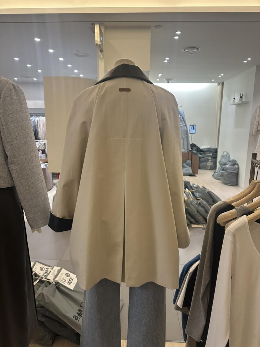 LOGON韓國㊣直郵東大門代購女裝新款時尚職業推薦人氣長款風衣LOGON長款風衣
