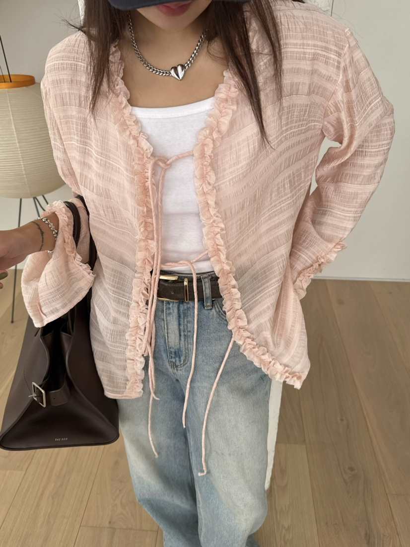OUPPT直郵韓國代購㊣女裝新品人氣休閑推薦時尚職業襯衫蕾絲衫OUPPT襯衫/蕾絲衫