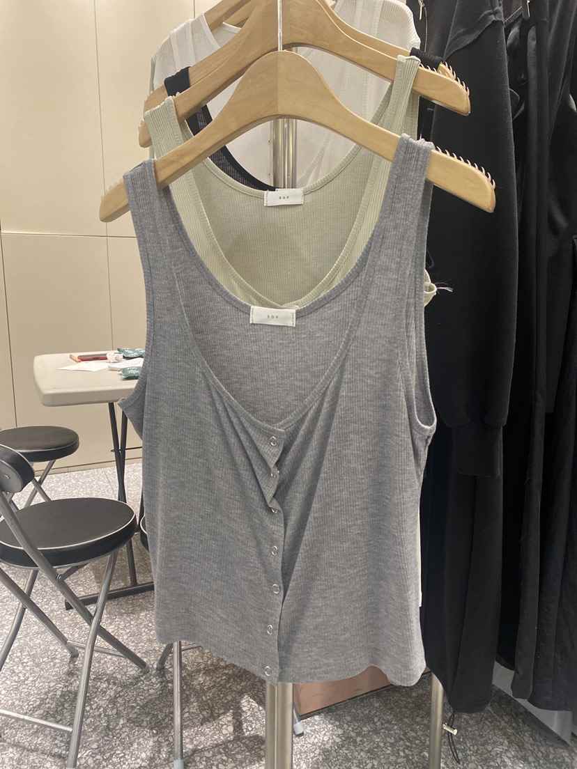 SOF韓國㊣直郵東大門代購女裝新品時尚職業25春夏熱賣吊帶背心SOF吊帶/背心