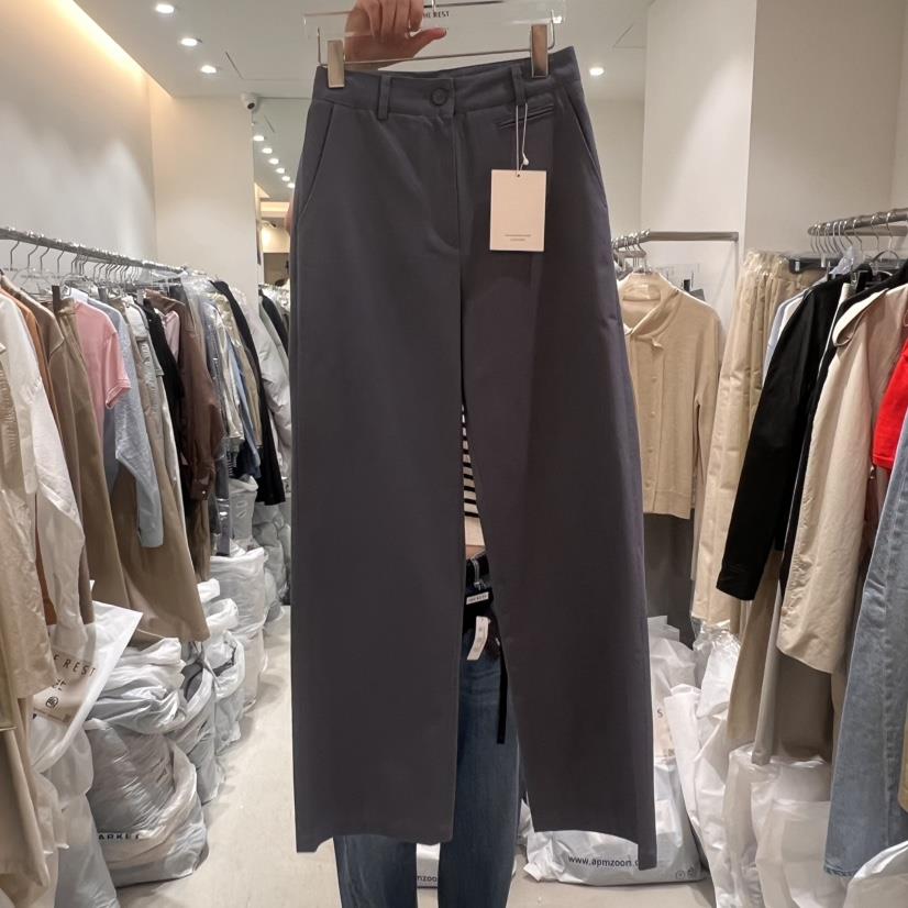 THE REST韓國直郵㊣東大門實拍女裝新品熱賣推薦休閑褲口袋THE REST/UNNOEUD休閑褲
