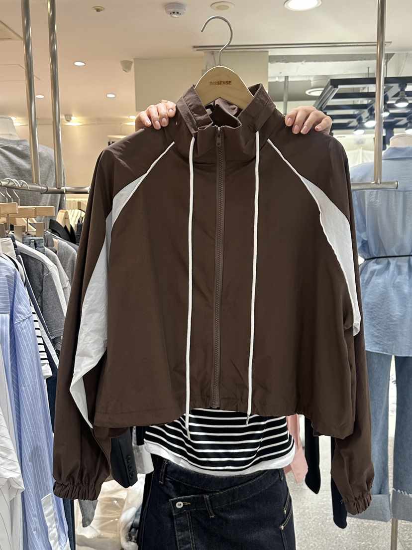 INSSENSE-A韓國直郵㊣女裝新品推薦休閑25春夏熱賣夾克短款INSSENSE-A夾克
