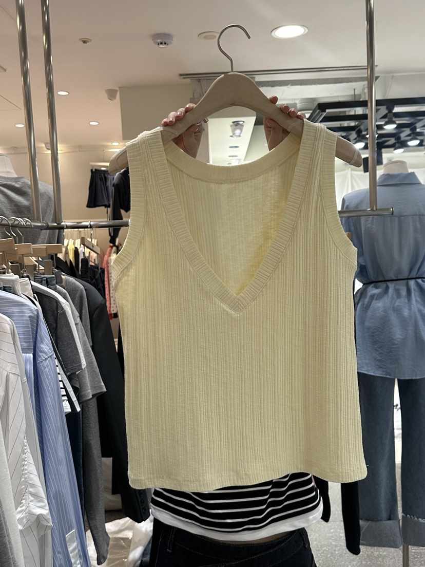 INSSENSE-A韓國㊣直郵東大門代購女裝新品熱賣休閑吊帶背心INSSENSE-A吊帶/背心