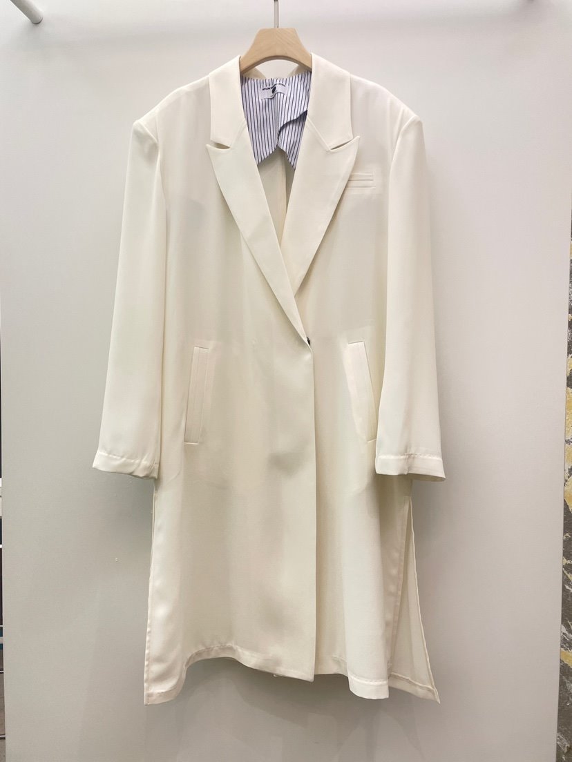 NYLON韓國直郵女裝新品真品25春夏休閑推薦熱賣人氣長款風衣NYLON長款風衣