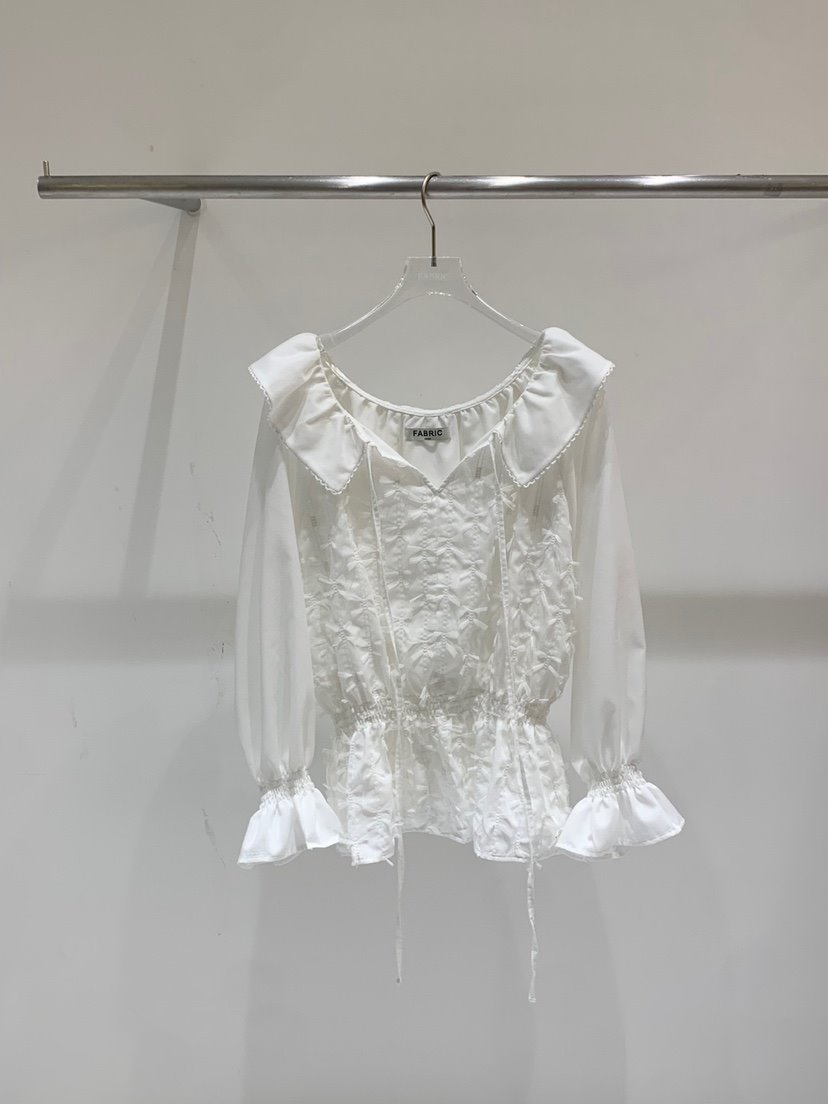 FABRIC東大門代購女士新款真品推薦時尚人氣熱賣襯衫蕾絲衫FABRIC襯衫/蕾絲衫