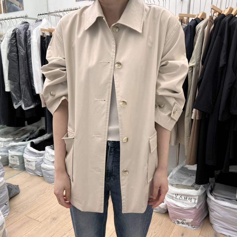 MOI-A韓國㊣直郵東大門代購女裝新品時尚熱賣人氣夾克皮革MOI-A夾克