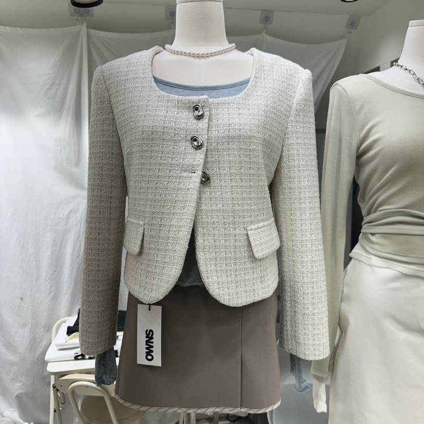 OWNS韓國直郵㊣女裝新品時尚休閑職業推薦熱賣人氣25春夏夾克OWNS夾克