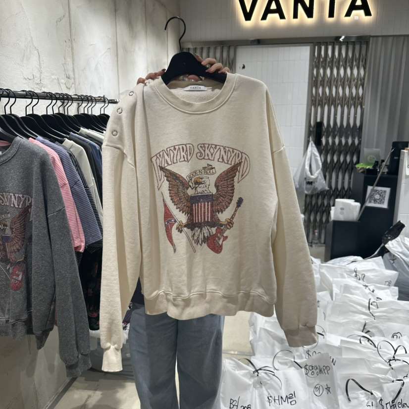 VANTA韓國直郵㊣東大門實拍女裝新品時尚職業推薦休閑熱賣衛衣VANTA衛衣