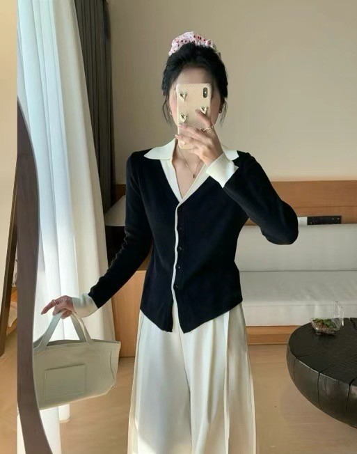 ANDBYL直郵韓國代購㊣女裝新款人氣休閑推薦職業熱賣針織衫ANDBYL針織衫