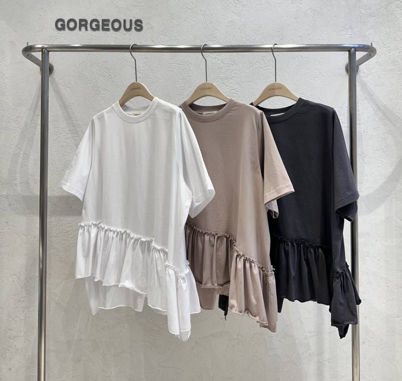 GORGEOUS直郵韓國代購㊣女裝新品職業25春夏熱賣推薦休閑T恤GORGEOUST恤