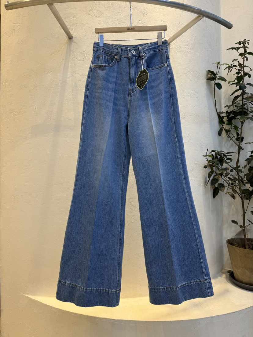 RIAH直郵韓國代購㊣女裝新品休閑時尚25春夏熱賣推薦牛仔褲RIAH牛仔褲