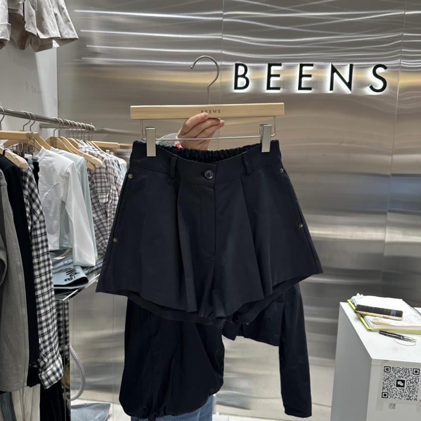 BEENS直郵韓國代購㊣女裝新款熱賣推薦時尚休閑25春夏職業短褲BEENS短褲