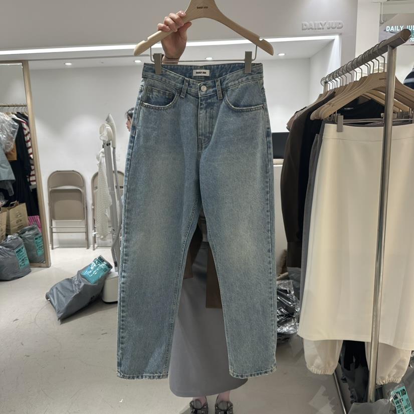 DAILYJUD東大門代購女裝新品真品推薦25春夏時尚職業牛仔褲DAILY JUD牛仔褲