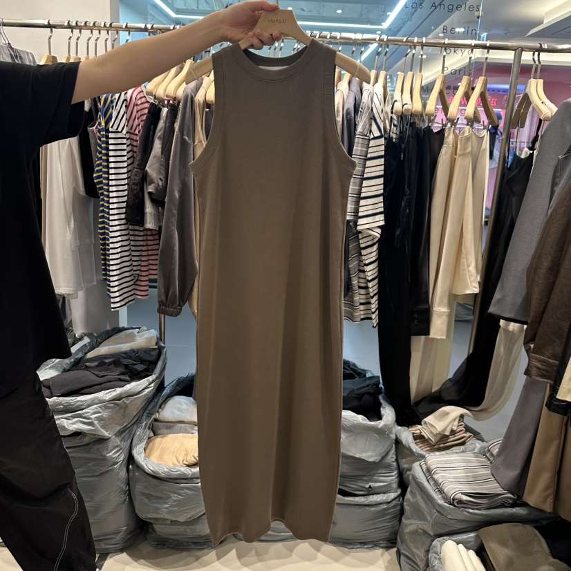 HONG.U韓國代購女裝新款時尚休閑職業推薦人氣真品25春夏連衣裙HONG.U連衣裙