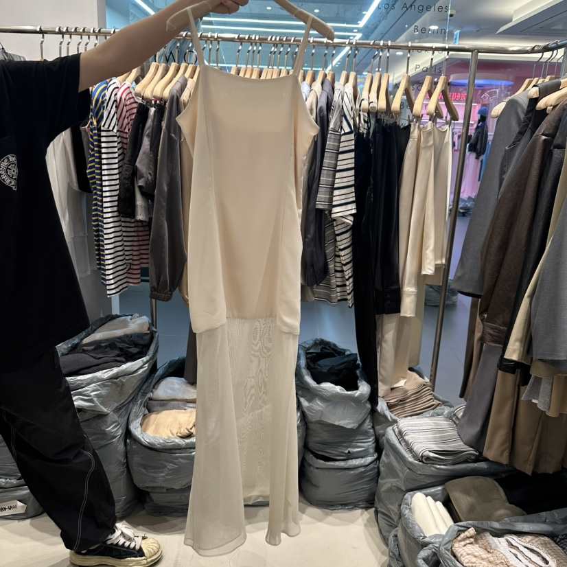 HONG.U東大門實拍女裝新款休閑25春夏真品職業推薦時尚連衣裙HONG.U連衣裙