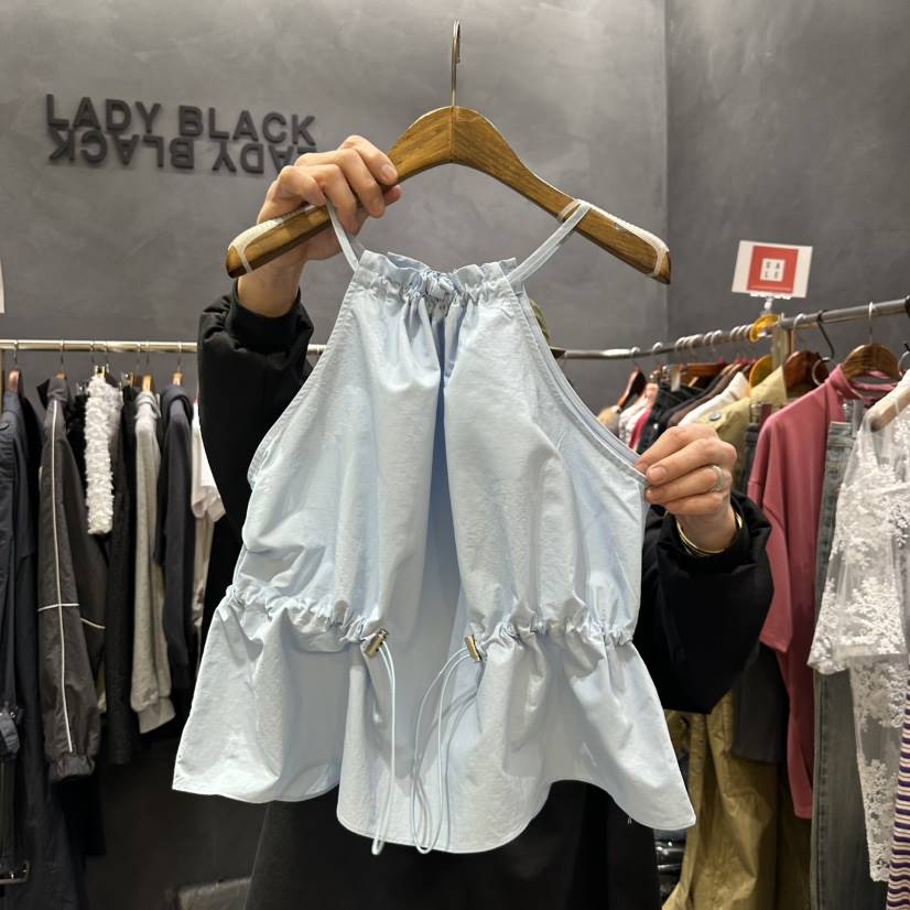 LADYBLACK東大門實拍女士新品職業25春夏休閑推薦時尚吊帶背心LADYBLACK吊帶/背心