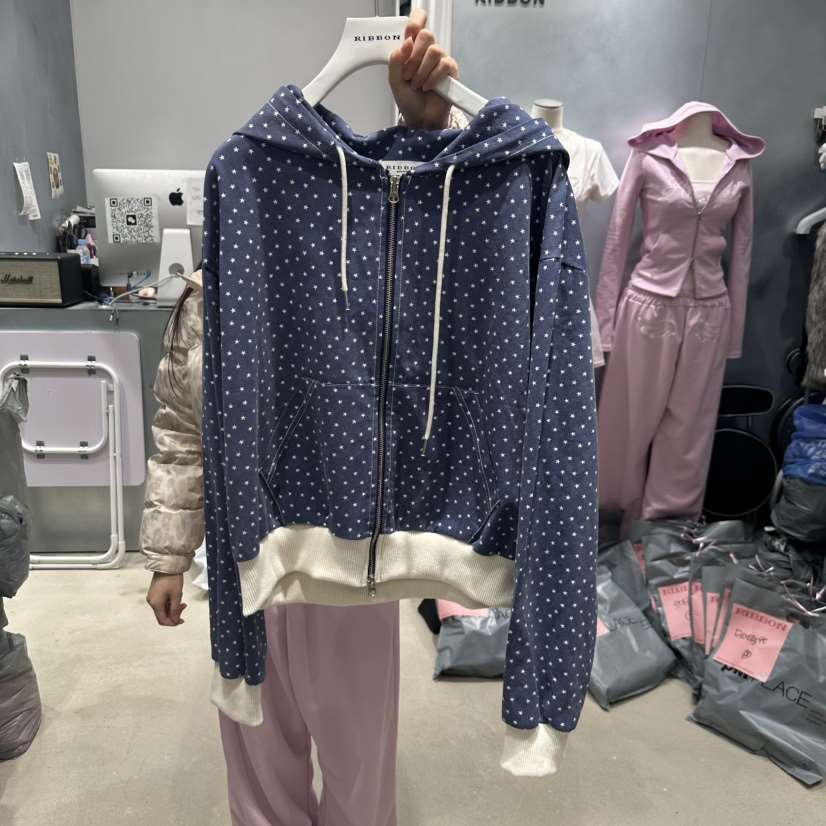 RIBBON韓國代購女裝新品休閑人氣時尚熱賣職業真品推薦衛衣RIBBON衛衣