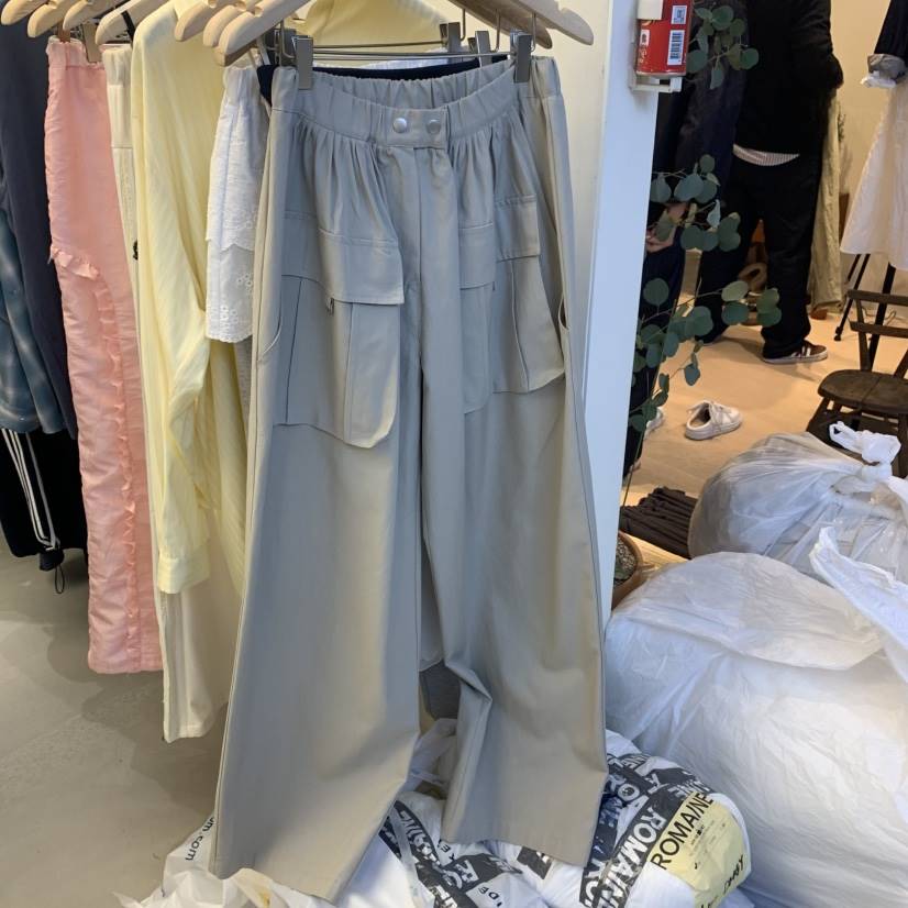 ROMAINE韓國㊣直郵東大門代購女裝新品職業25春夏人氣休閑褲ROMAINE休閑褲