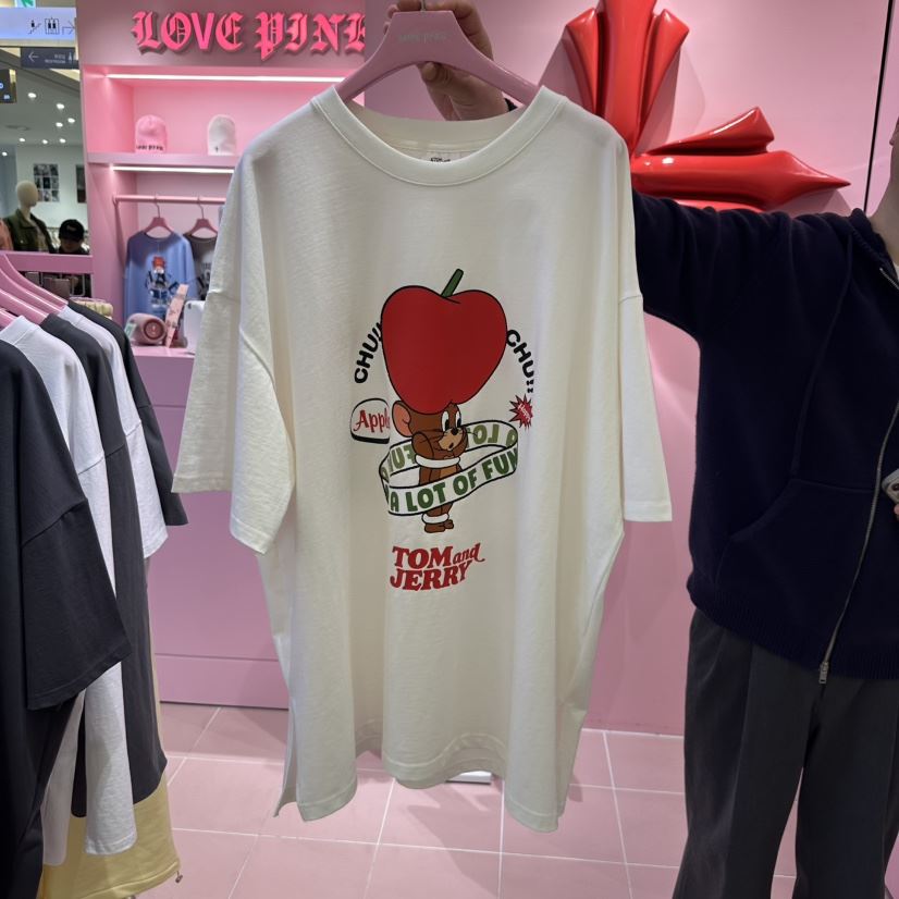 LOVE PINK直郵韓國代購㊣女裝新品休閑熱賣時尚職業推薦T恤LOVE PINKT恤
