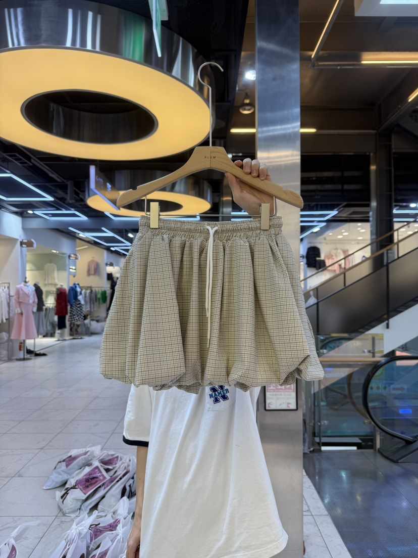 PLUM-q直郵韓國代購㊣女裝新品25春夏休閑時尚人氣推薦短裙PLUM短裙