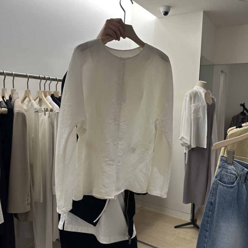 HAUTTE-P韓國㊣直郵東大門代購女裝新品時尚25春夏襯衫蕾絲衫HAUTTE襯衫/蕾絲衫