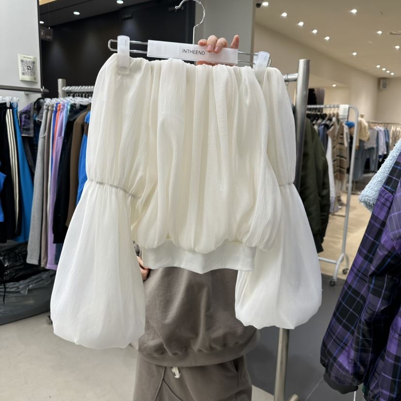 INTHEEND韓國㊣直郵東大門代購女裝新品人氣熱賣襯衫蕾絲衫INTHEEND襯衫/蕾絲衫