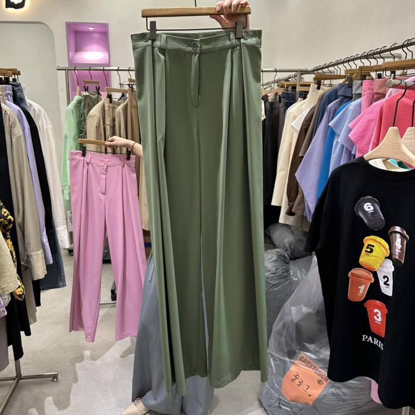 BISHOP韓國直郵㊣東大門實拍女裝新品人氣時尚休閑職業休閑褲b#/BISHOP休閑褲